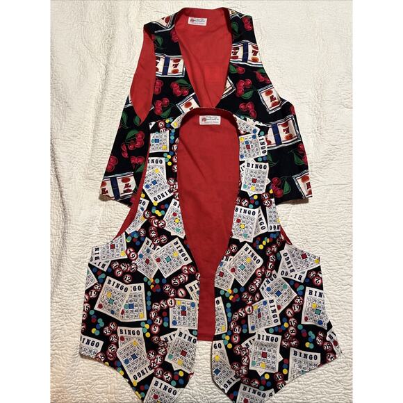handmade vest Edward E Winters. Bingo And 7 Slot - Picture 1 of 9